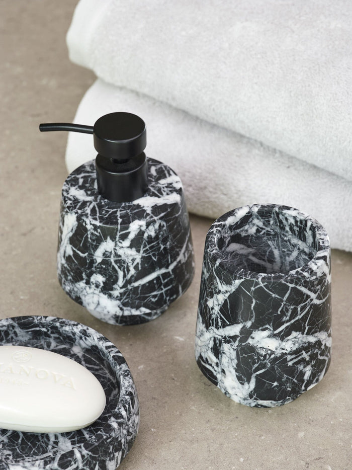 Orion Zeepbakje Black | Zwart | Natuursteen