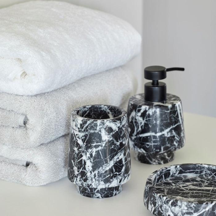 Orion Zeepbakje Black | Zwart | Natuursteen