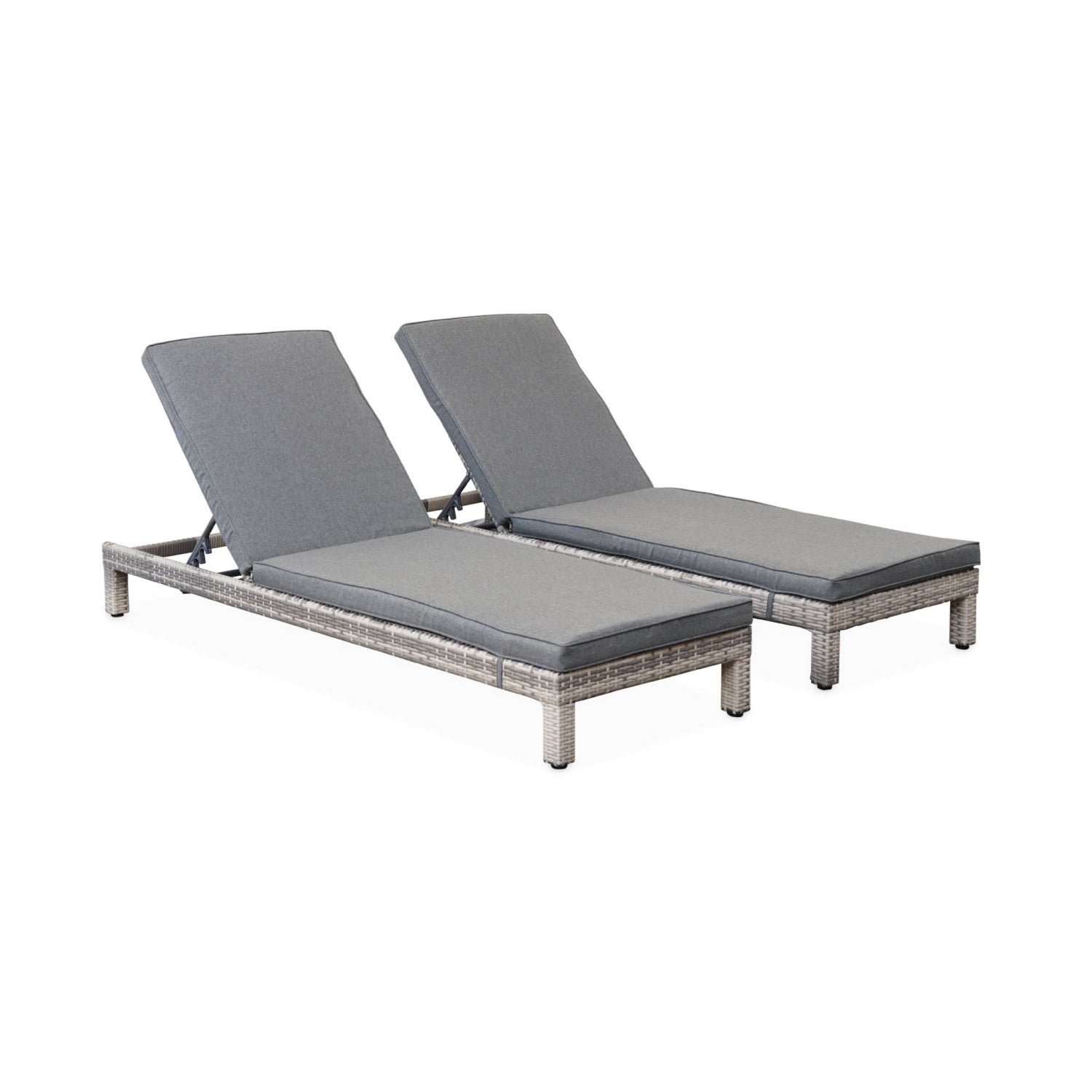 sweeek - Wicker ligbed, set van 2