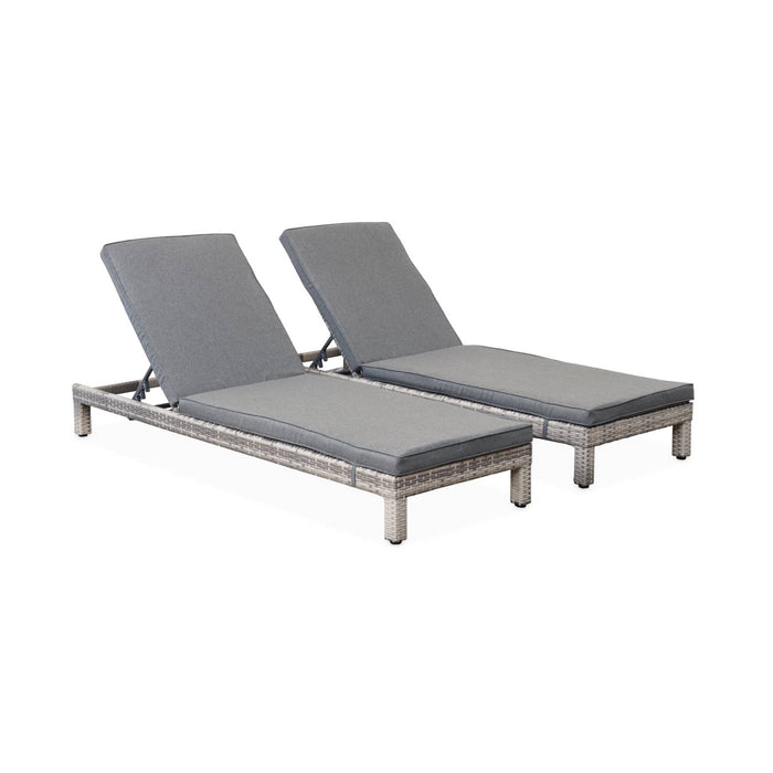 sweeek - Wicker ligbed, set van 2