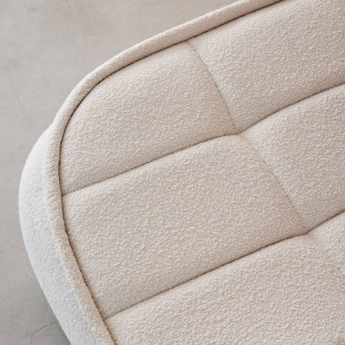 sweeek - Fauteuil bouclé stof 1 zitplaats