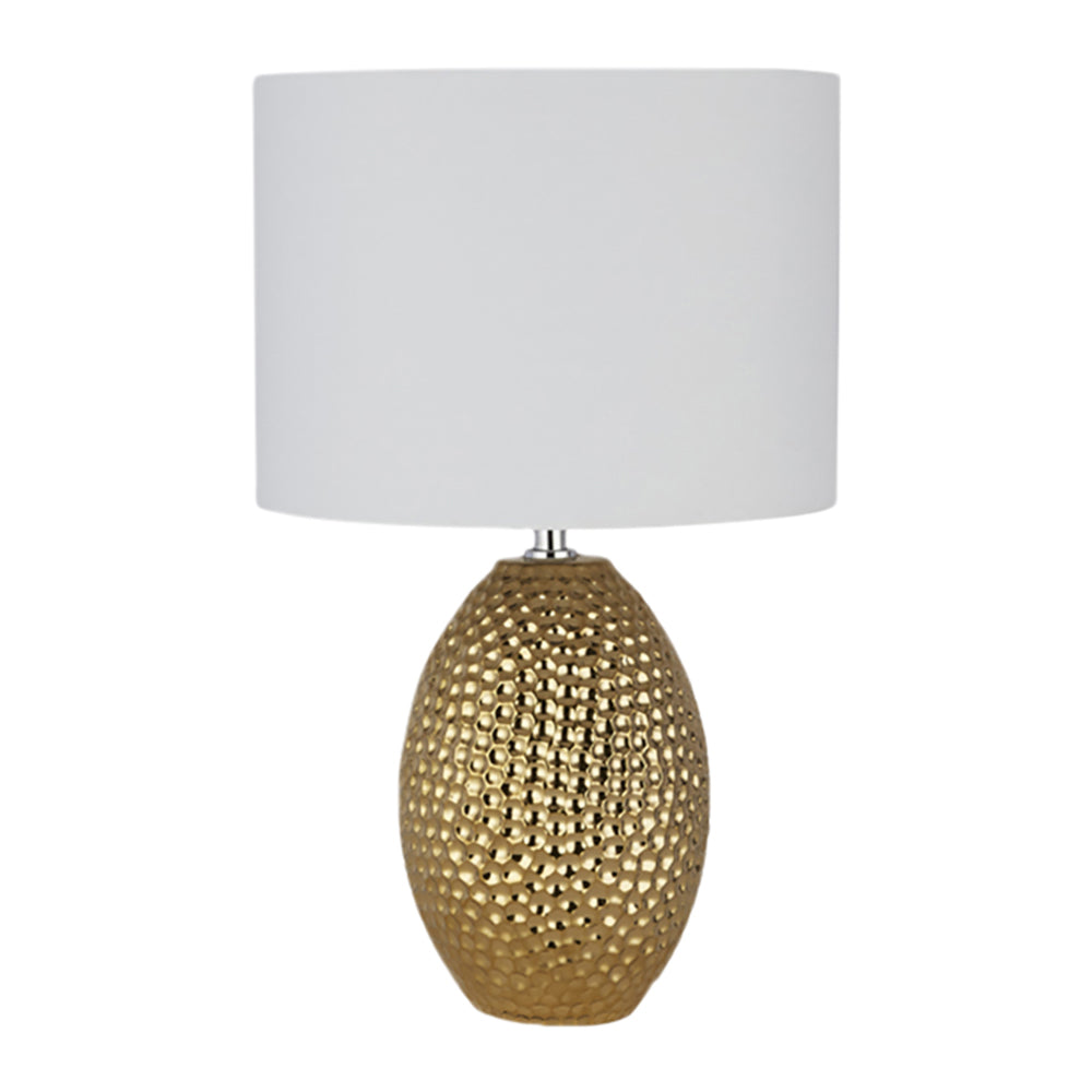 Searchlight Nadine Tafellamp - Ceramic Gold