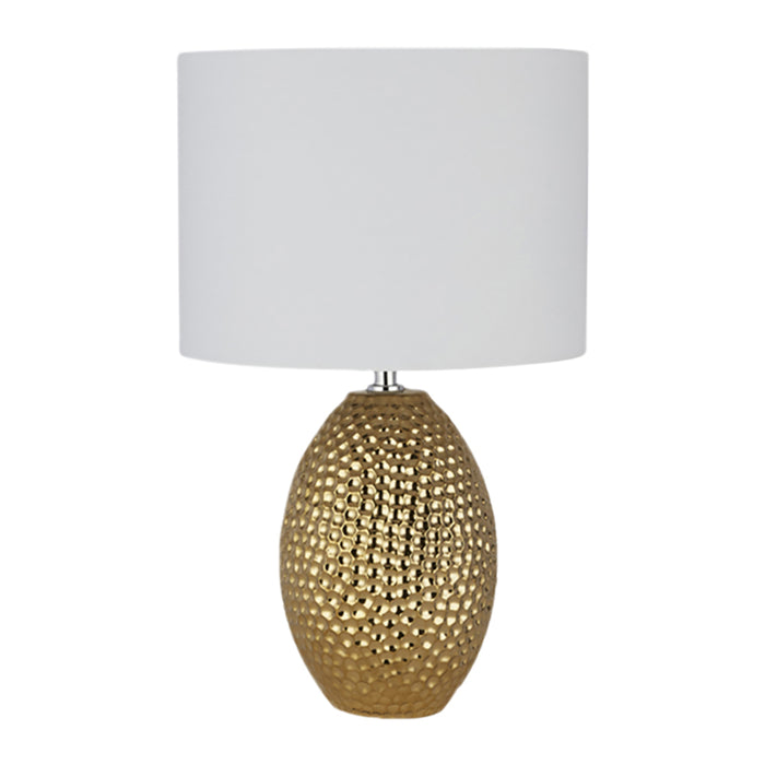 Searchlight Nadine Tafellamp - Ceramic Gold