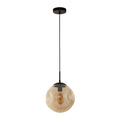 Searchlight Punch Hanglamp 1-lichts - Zwart / Champagne