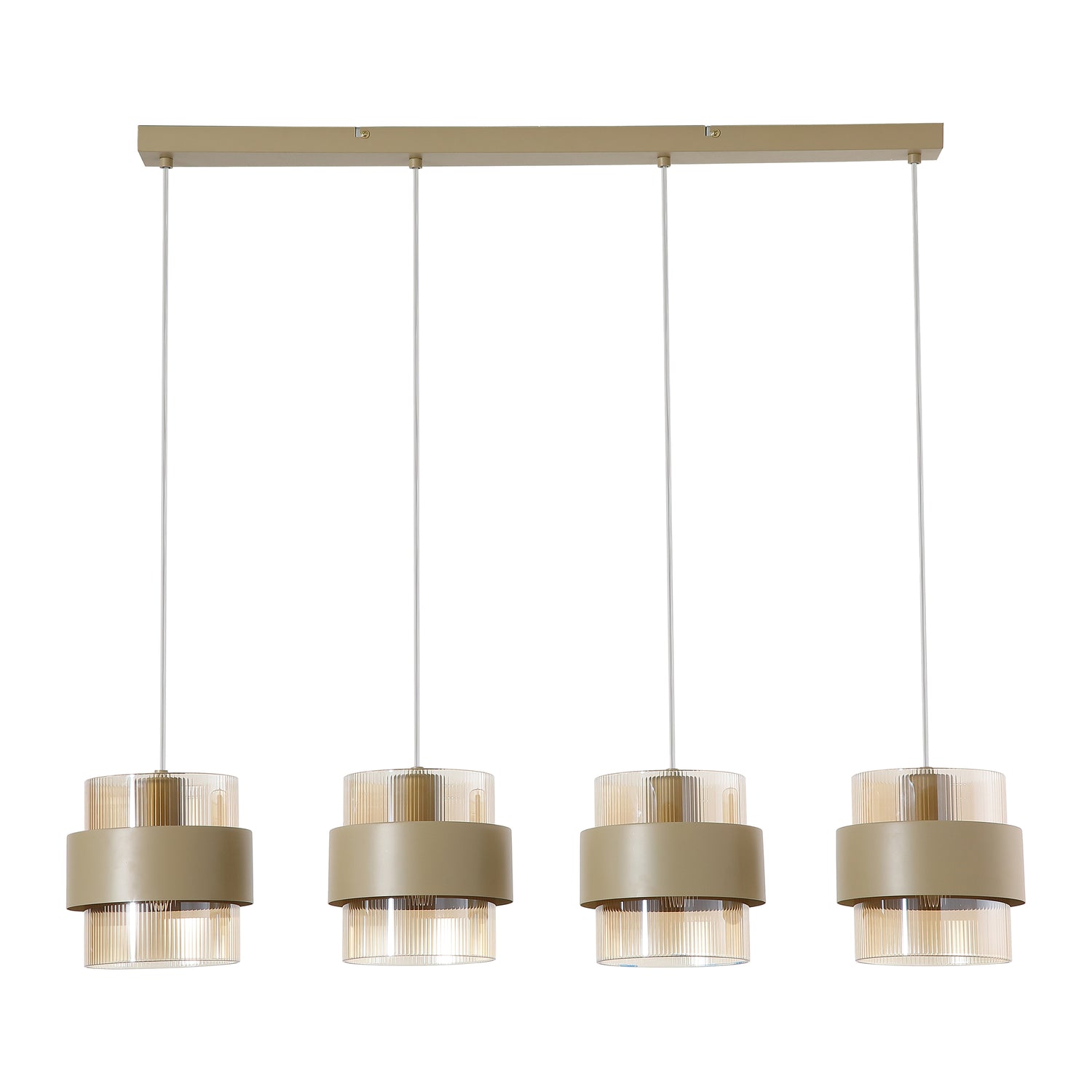 Searchlight Royal Hanglamp 4-lichts - Zand