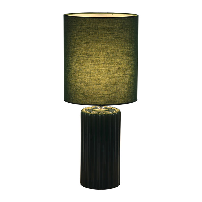 Searchlight Groove Tafellamp - Olive Green
