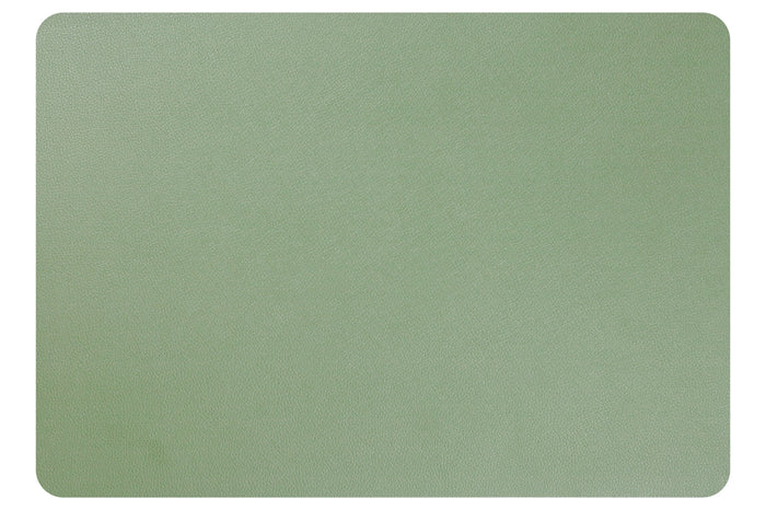 Cosy & Trendy Placemats Leather Look Basil 43 x 30 cm - 6 Stuks