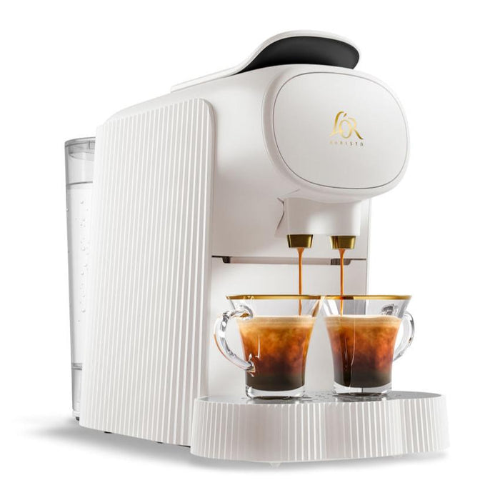 Alessi Koffiecupmachine Plisse - Geschikt voor L'OR Barista, Nespresso® Cups - LM9014|W - Wit