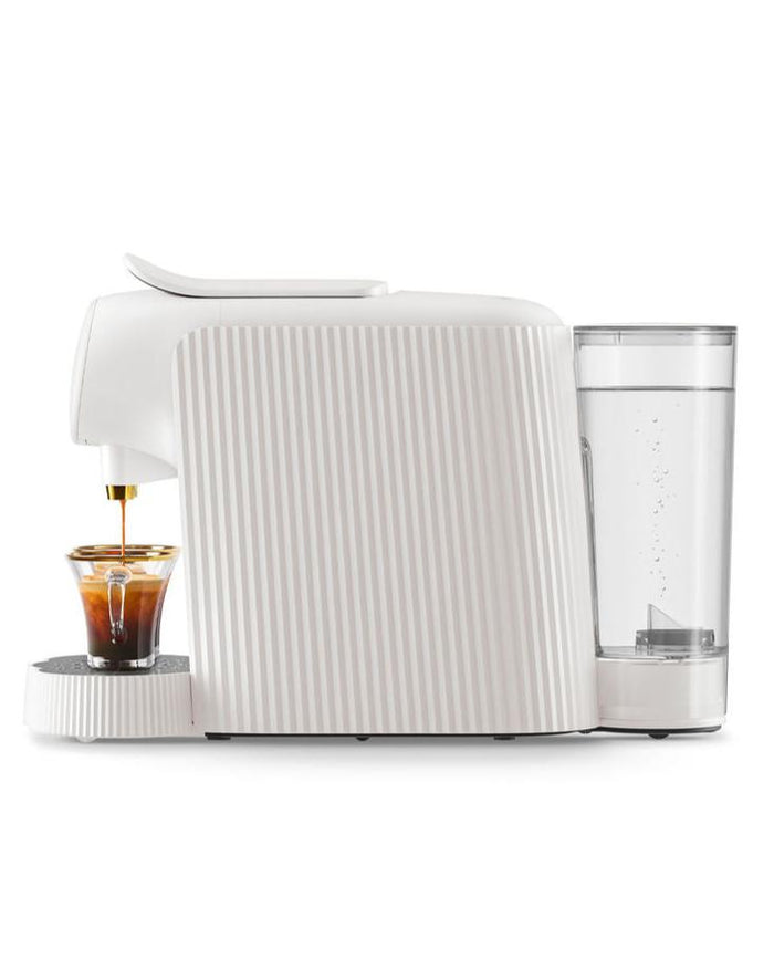 Alessi Koffiecupmachine Plisse - Geschikt voor L'OR Barista, Nespresso® Cups - LM9014|W - Wit
