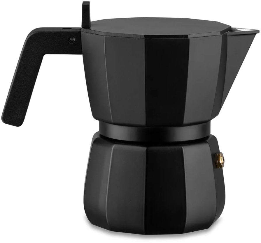 Alessi Percolator Moka Black - DC06|3 B - 3 kops - door David Chipperfield