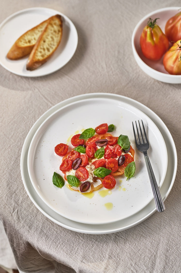 Cosy & Trendy Dinerborden Moon White ø 28 cm - 4 Stuks