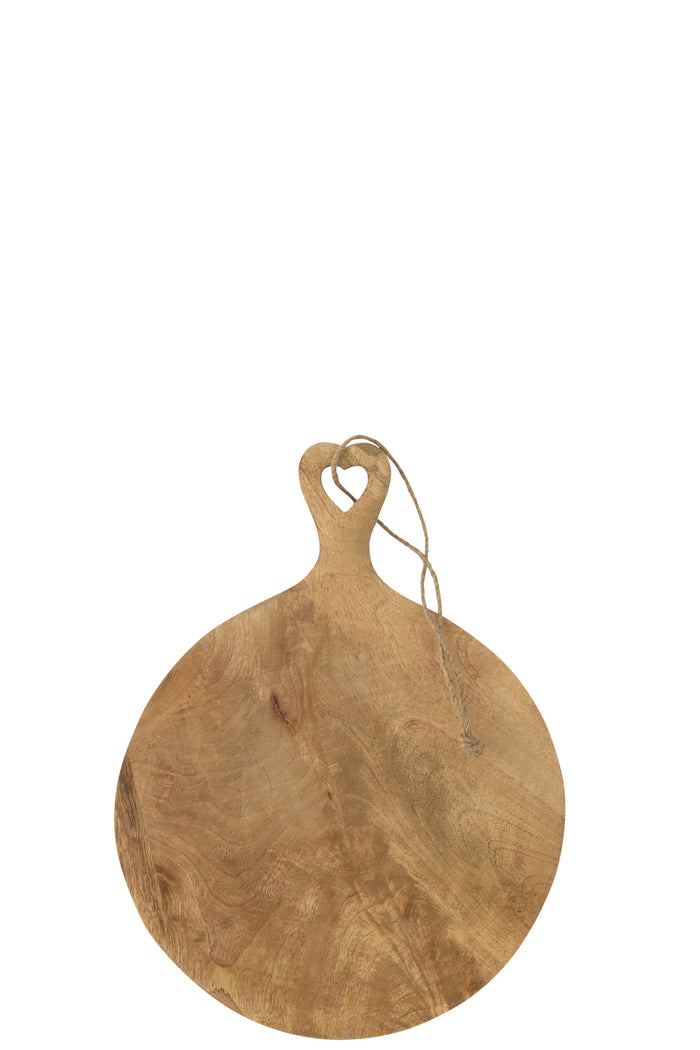 J-Line snijplank Rond Hart - hout - small