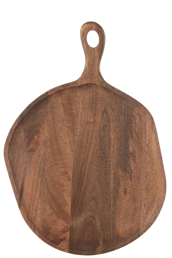 J-Line snijplank Goa - mangohout - bruin - large