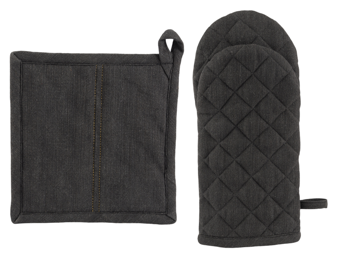 Cosy & Trendy Ovenwant & Pannenlap Set D'nim 2-Delig