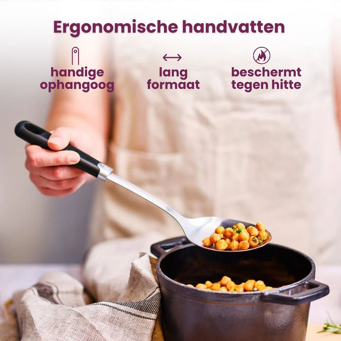 Cosy & Trendy Deegschraper - Delish - RVS Zwart