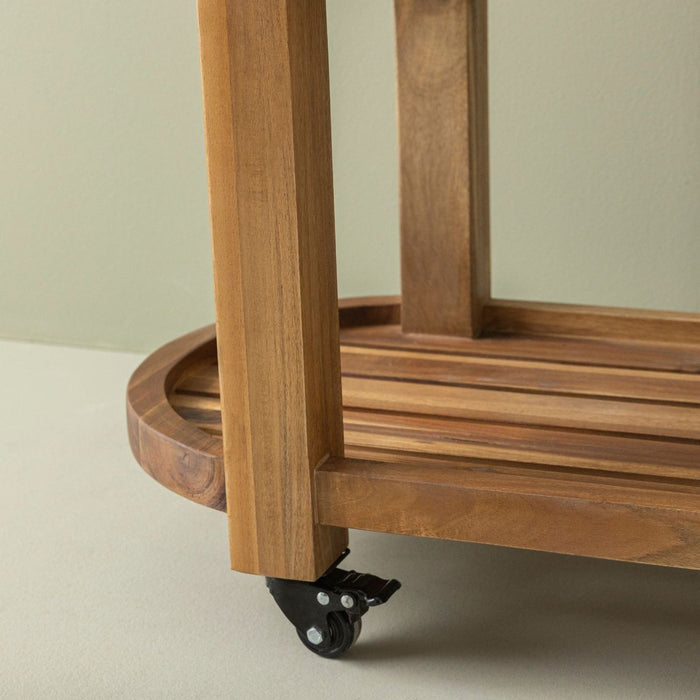 Calicosy - Ovale slagersblok op wieltjes SALERS - H90 cm