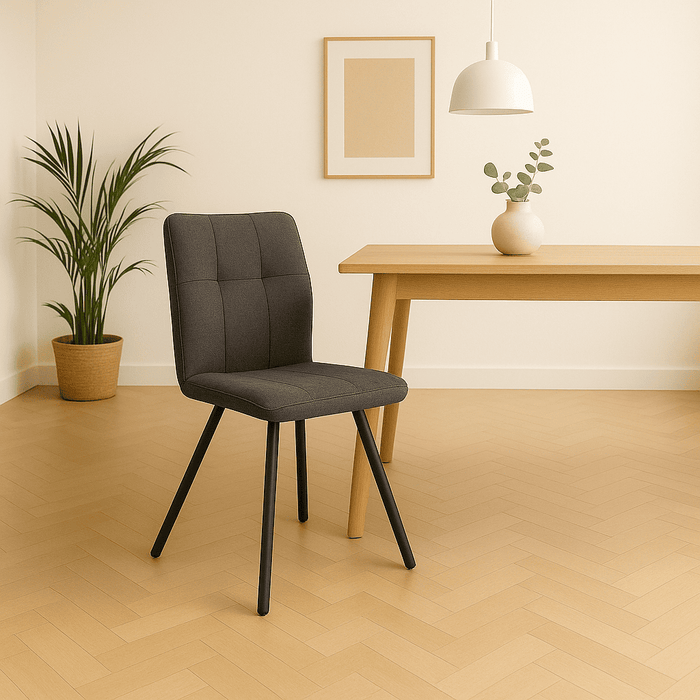 Calicosy - MERY Set van 4 stoelen in stof - H48 cm