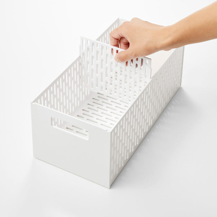 Yamazaki Tower Opbergmanden op wielen 3-laags - Wit