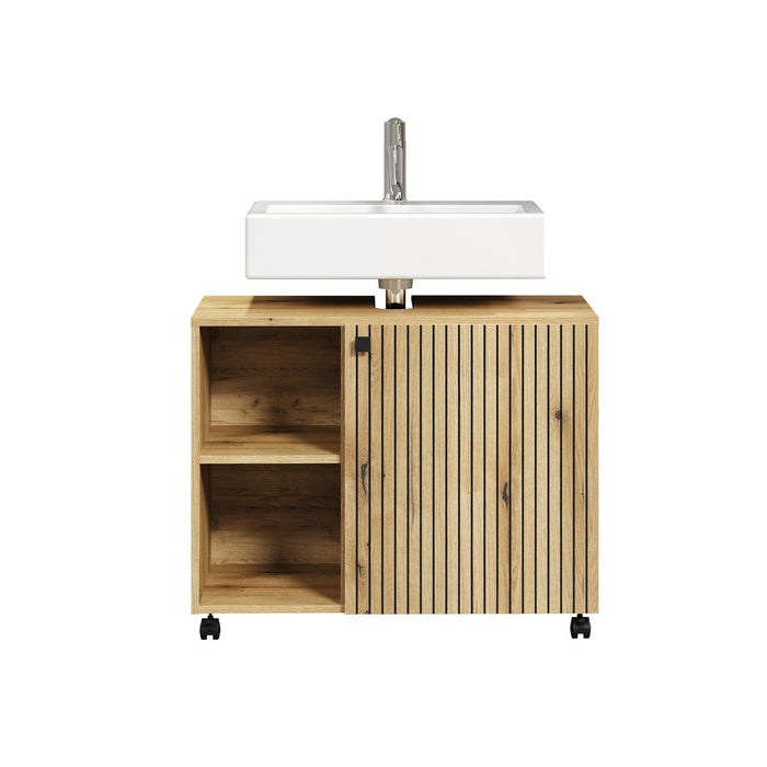 Calicosy - Onderkast met wielen, 1 deur en 2 open PUREBLISS - H64 cm