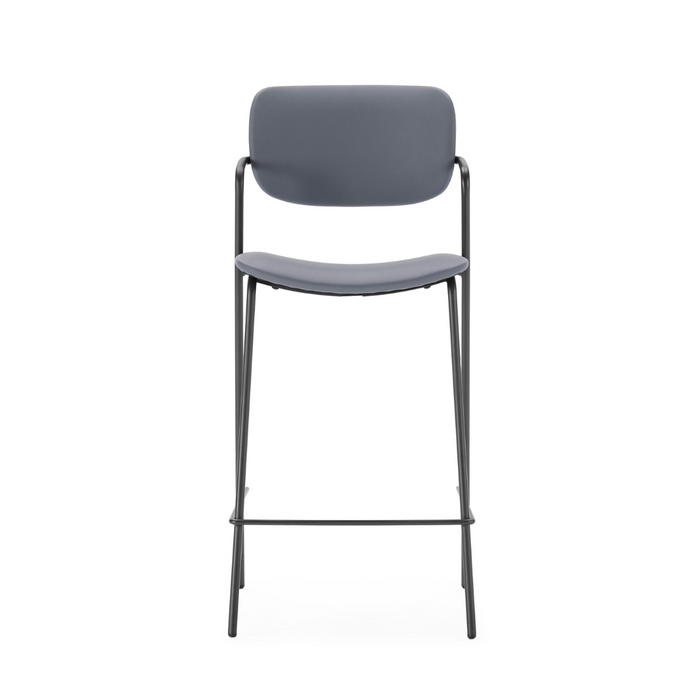 Calicosy - Set 2 barkrukken MAIKA - H66 cm - Zwart metaal