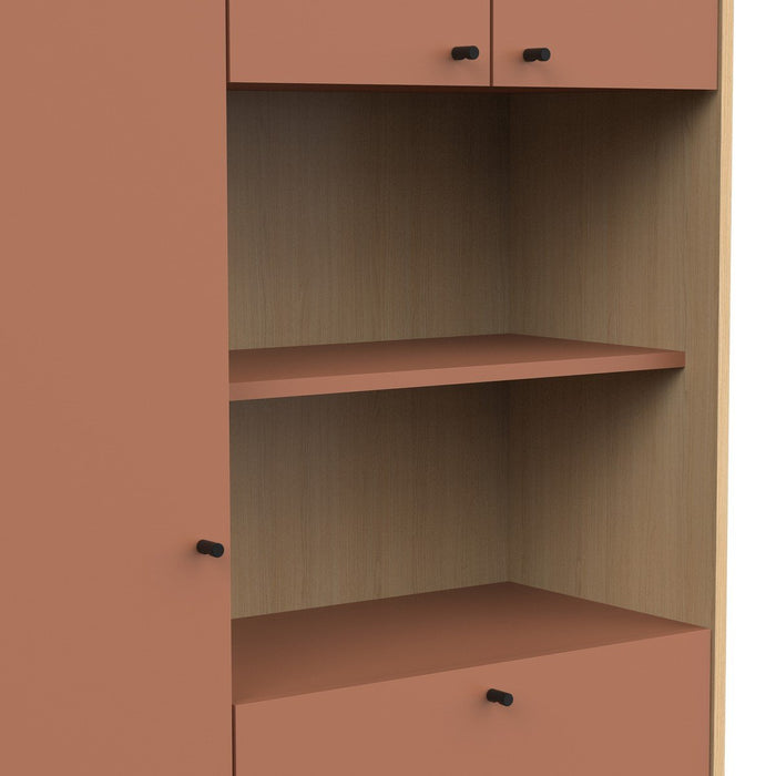 Calicosy - ELISA Kolom met 4 deuren en 1 lade - H201,5 cm