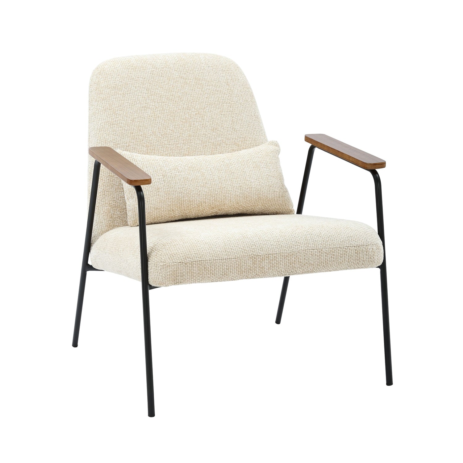 Signature - ALFRED Fauteuil in linnenkleurige - H79 cm - Beige