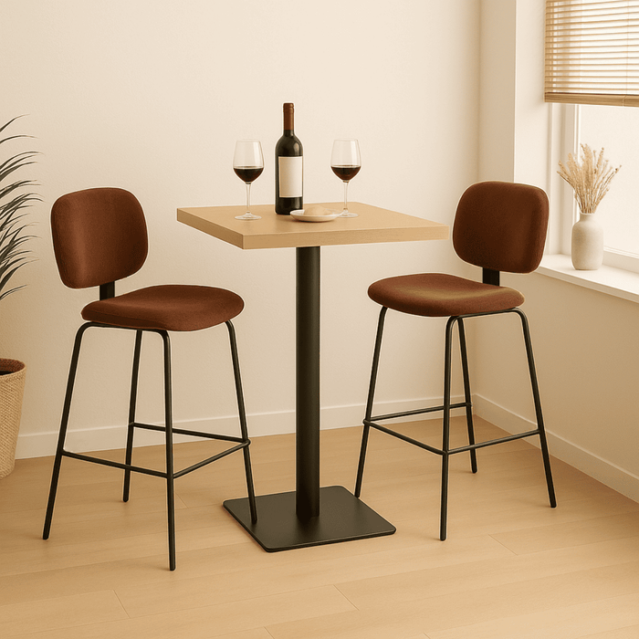 Calicosy - Set van 2 krukken in ribfluweel ARUS - H65 cm