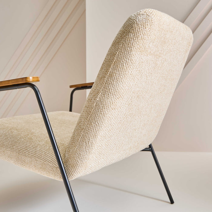 Signature - ALFRED Fauteuil in linnenkleurige - H79 cm - Beige