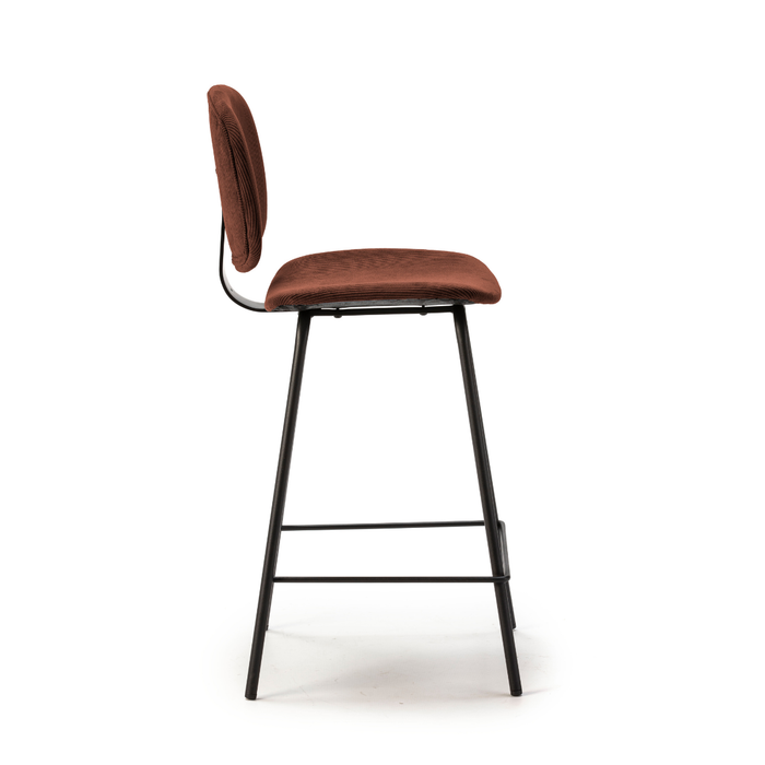 Calicosy - Set van 2 krukken in ribfluweel ARUS - H65 cm