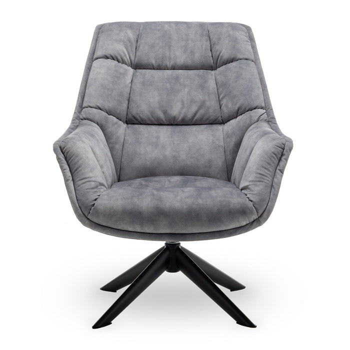 Calicosy - VOLTER Grijze woonkamerstoel - H98 - Grijs