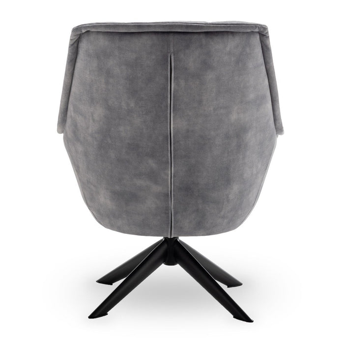 Calicosy - VOLTER Grijze woonkamerstoel - H98 - Grijs