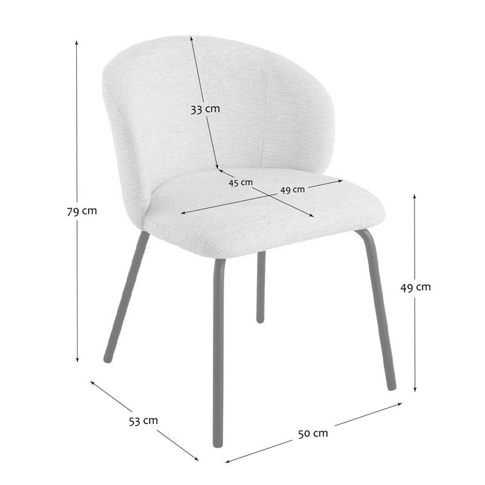 Calicosy - Set van 2 stoelen VESPER - H78 cm