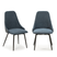 Calicosy - Set van 2 draaibare stoelen ELMA - H47 cm - Blauw