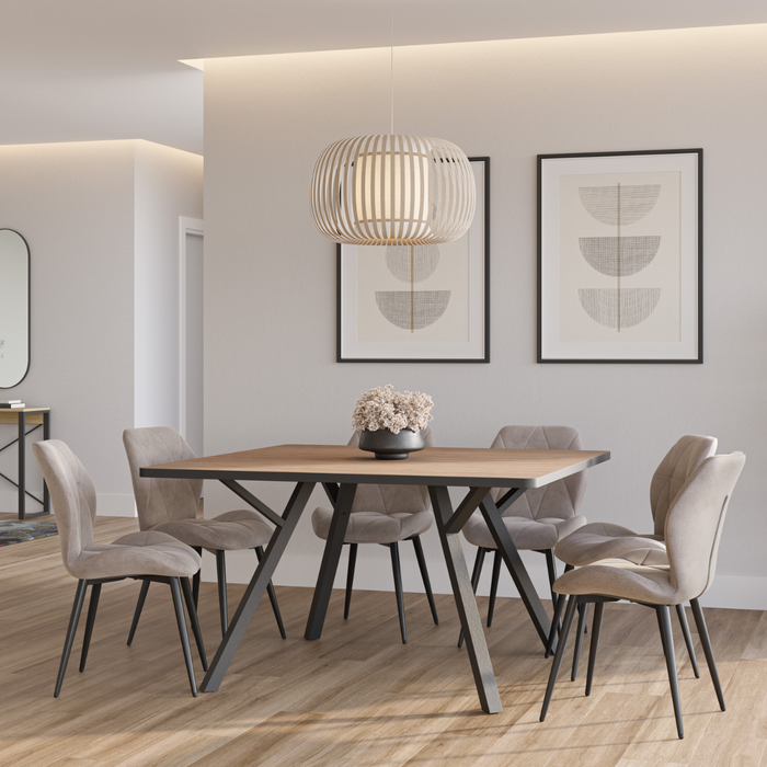 Calicosy - Set van 4 stoelen LUNA - H48 cm