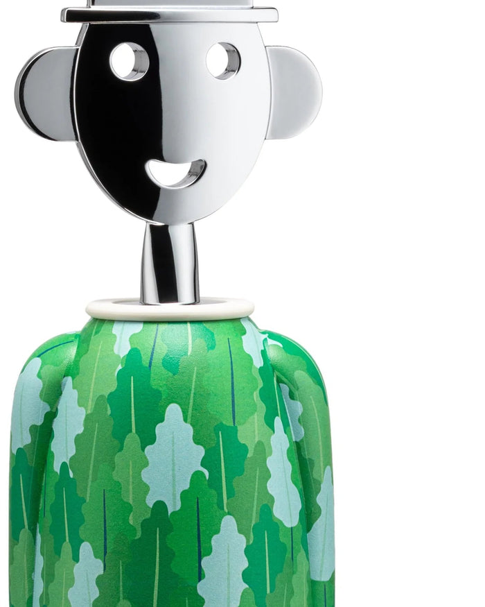 Alessi Kurkentrekker Alessandro M. - AM23A 32 - Groen |  Blauw- door Fulvia Mendini