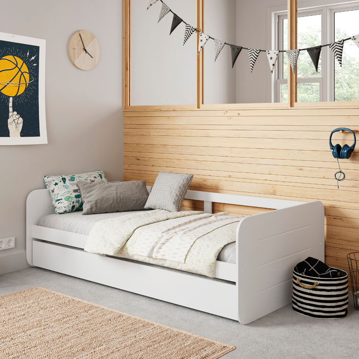 Calicosy - NAHIA-bed - B195,2 cm - Wit