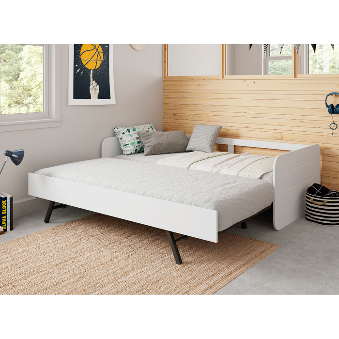 Calicosy - NAHIA-bed - B195,2 cm - Wit