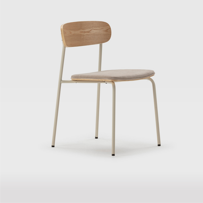 Calicosy - Set 2 stoelen ADRIANA - L46 cm - Stof & metaal