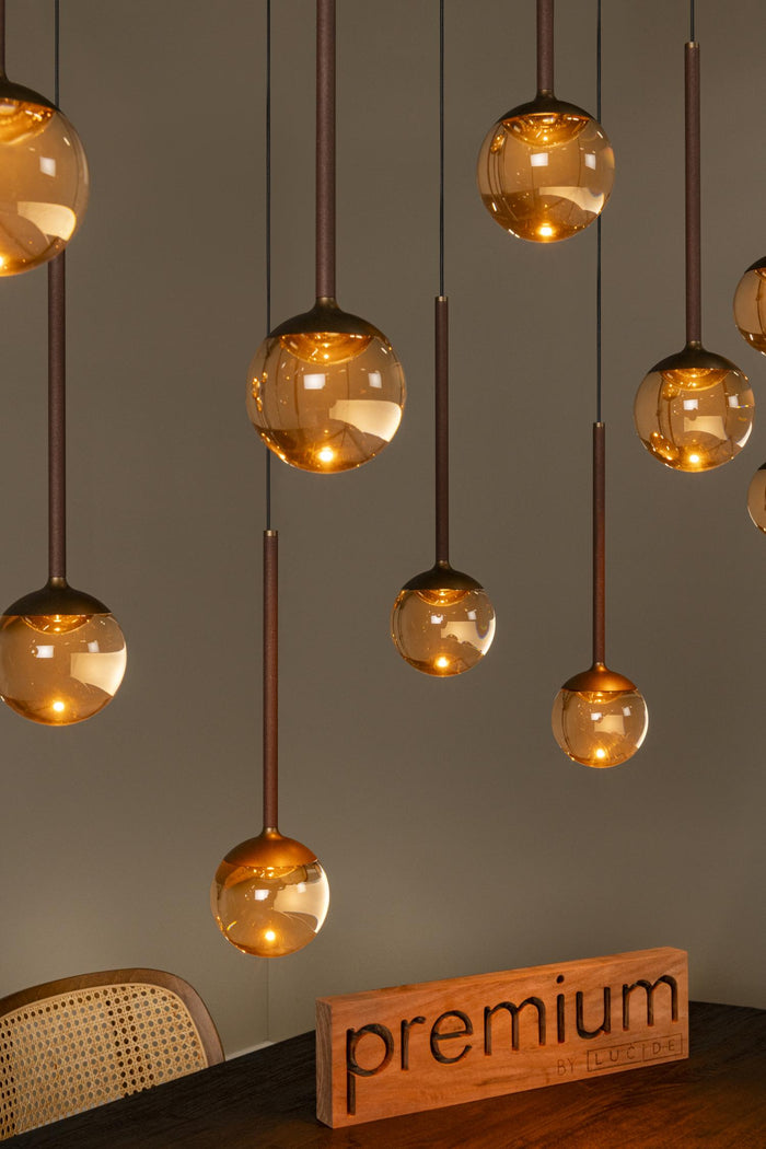 Lucide Premium CALINA Hanglamp - Koffie