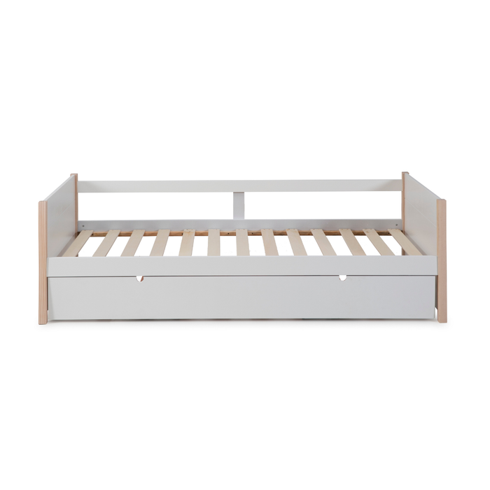 Calicosy - CLÉMENCE-bed - B200 cm - Wit