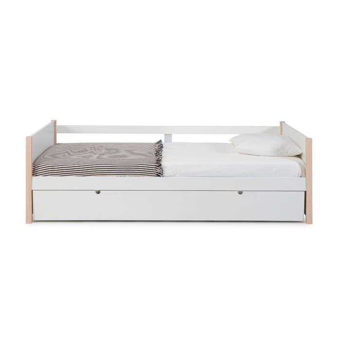 Calicosy - CLÉMENCE-bed - B200 cm - Wit