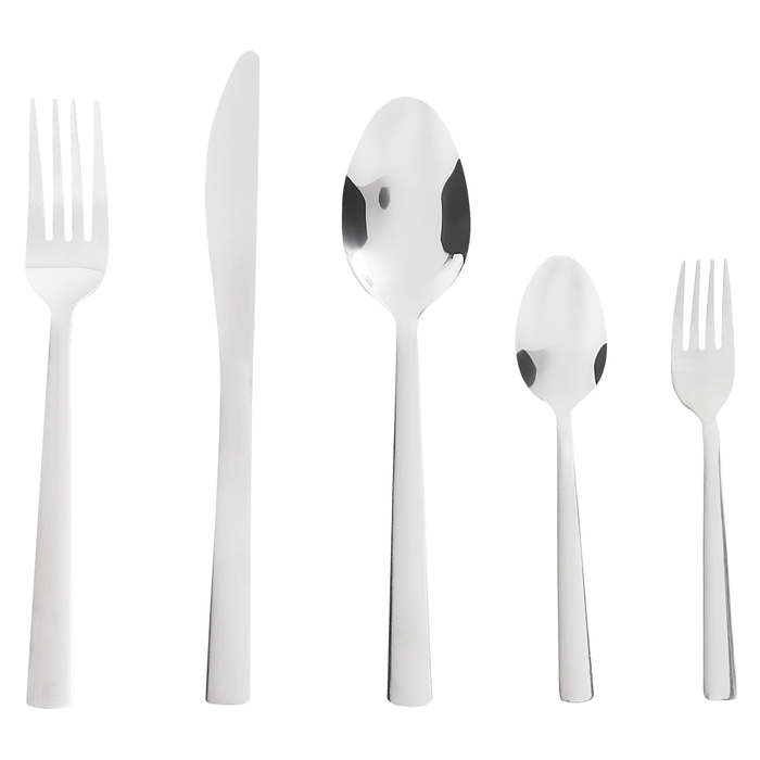 Beliani - PENNE - Bestekset 60-delig - Zilver - RVS