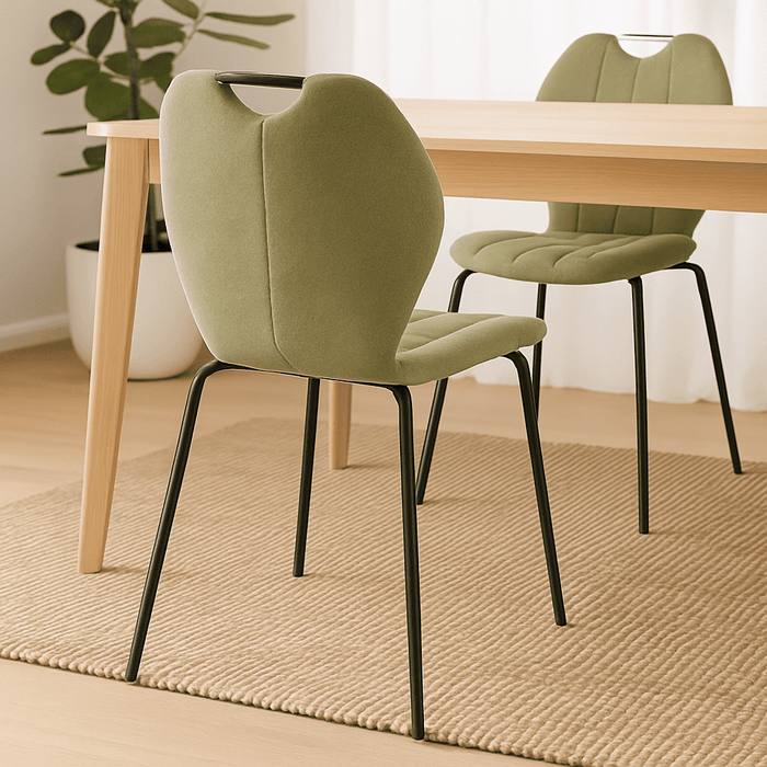 Calicosy - MULI Set van 4 stoelen in stof - H86 cm