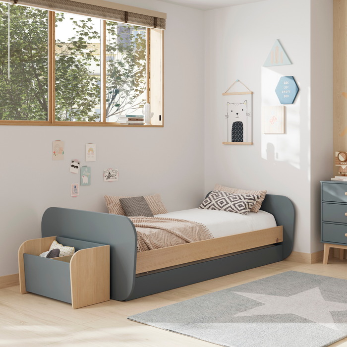 Calicosy - SIMON-bed - B205.4 cm - Groente