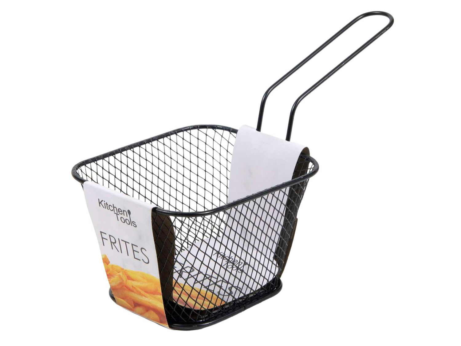 Cookinglife Frietmandje Zwart 10 x 8 x 6.5 cm
