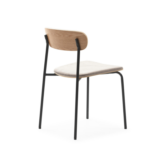 Calicosy - Set 2 stoelen ADRIANA - L46 cm - Stof & metaal