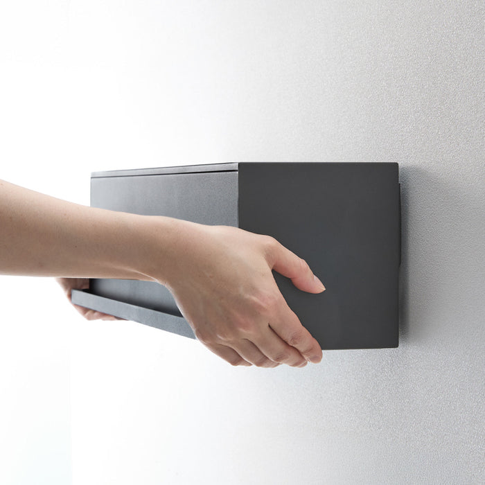 Yamazaki Tower Opbergvak wandmontage - Zwart