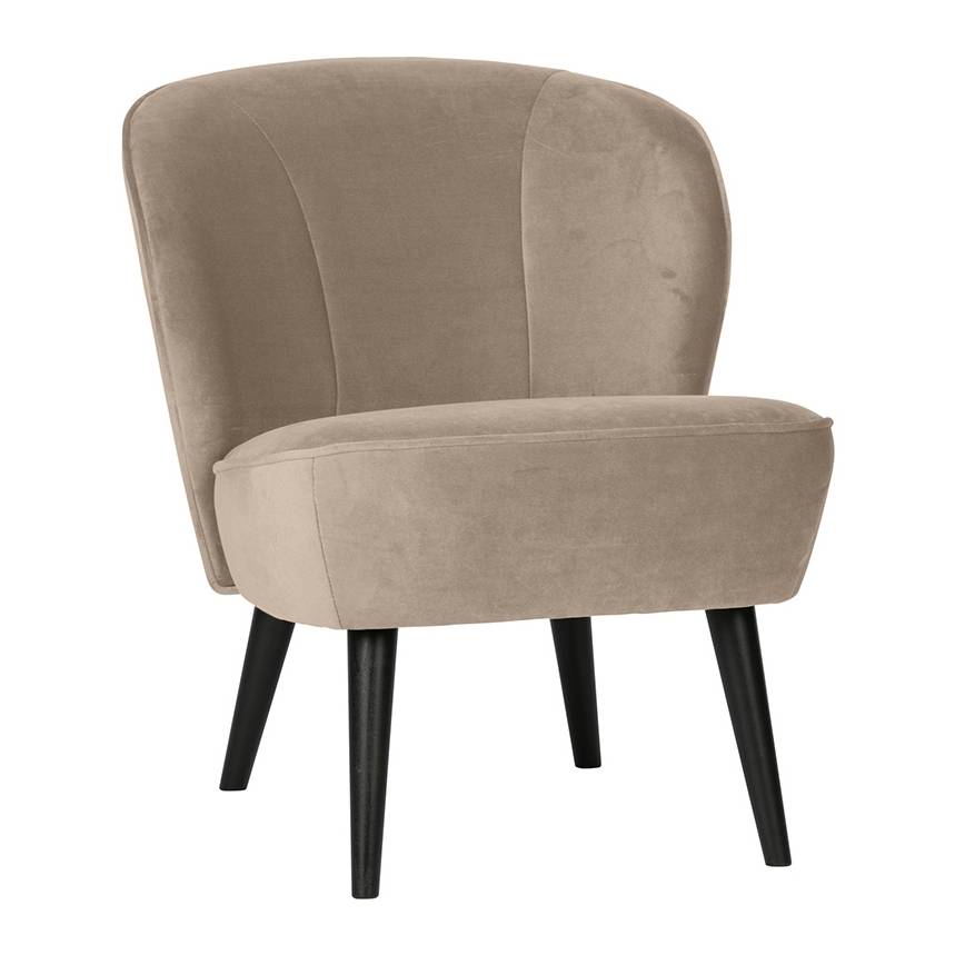 WOOOD Sara Fauteuil - Velvet - Khaki