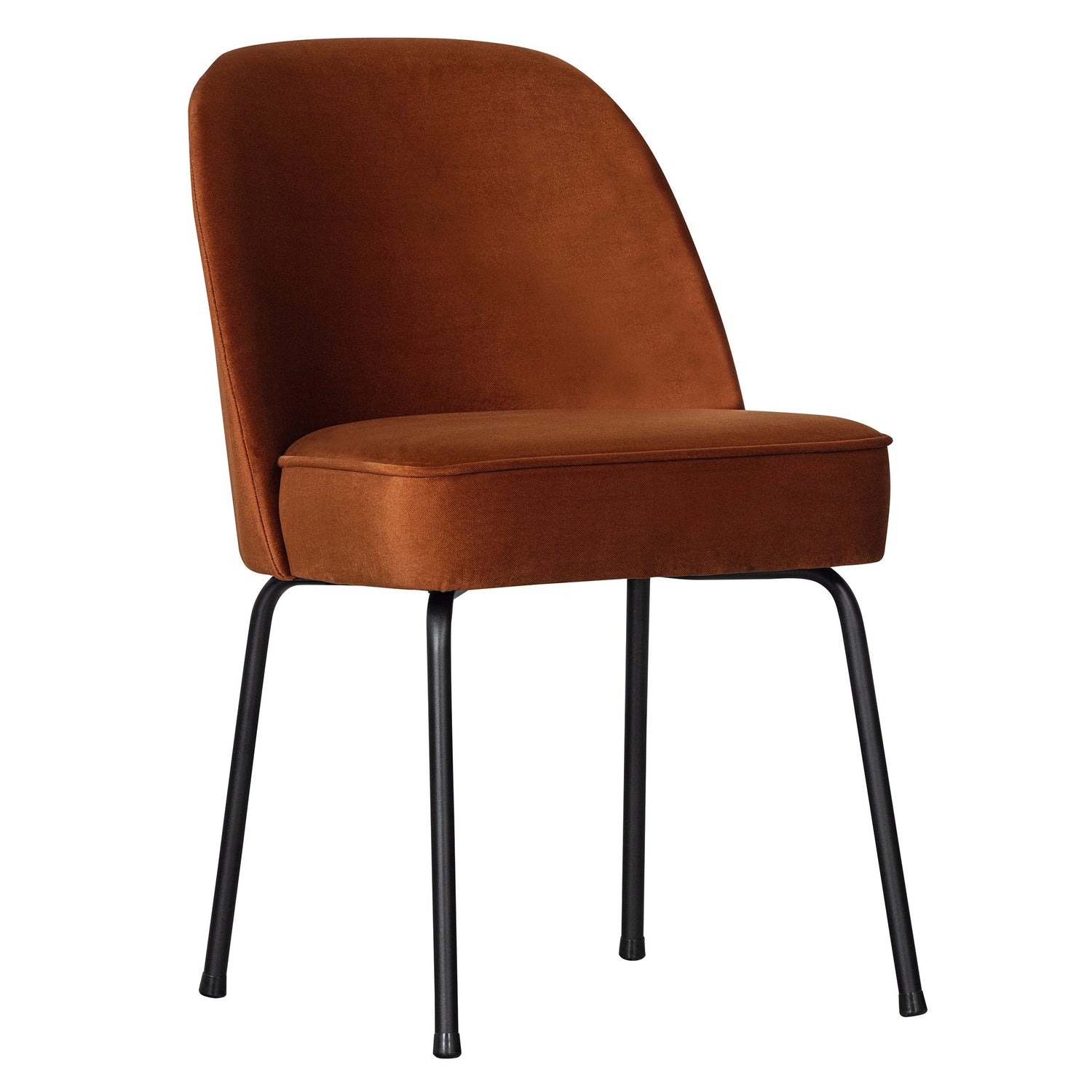 WOOOD Vogue Eetkamerstoel - Fluweel - Roest