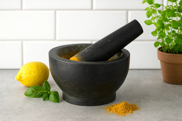 Imperial Kitchen Vijzel Graniet - Zwart - ø 18 cm